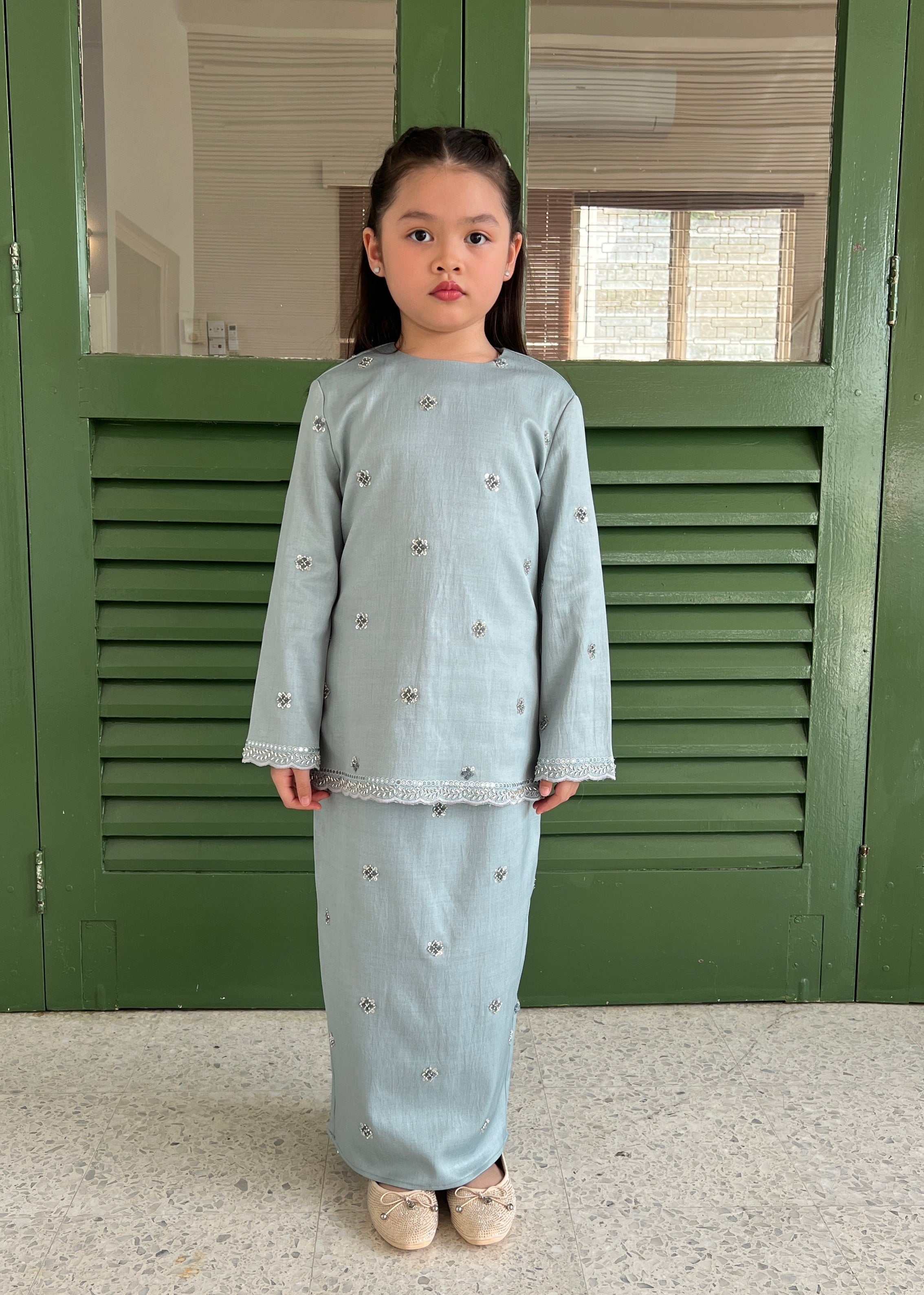 2026 Lebaran Kids Beaded Kurung