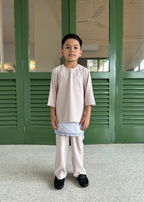 2026 Lebaran Kids Baju Melayu Teluk Belanga (Samping Not Included)