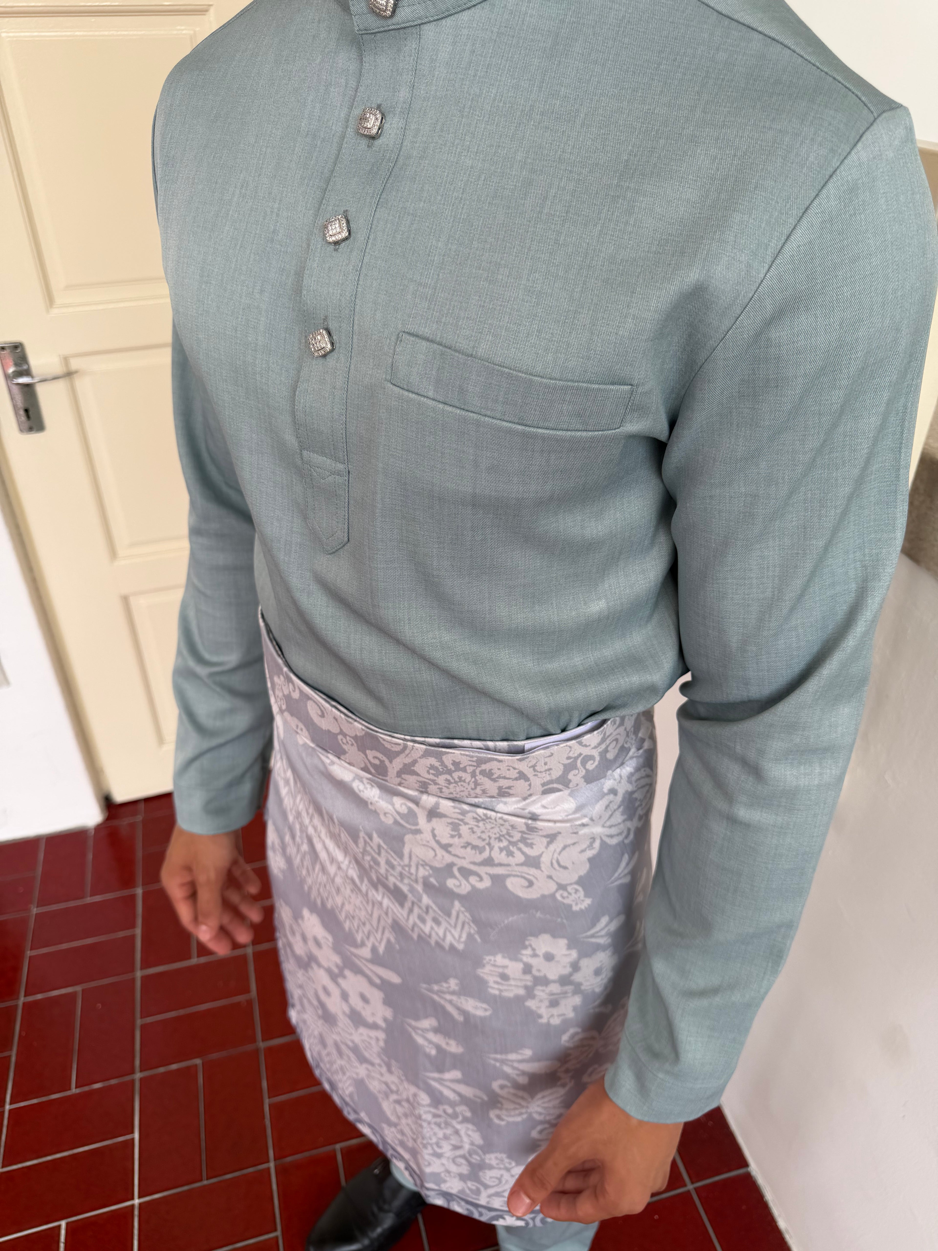 2026 Lebaran Baju Melayu Cekak Musang (Samping Not Included)