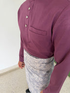 2026 Lebaran Baju Melayu Cekak Musang (Samping Not Included)
